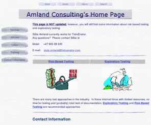 amland.biz: Amland Consulting's Home Page
