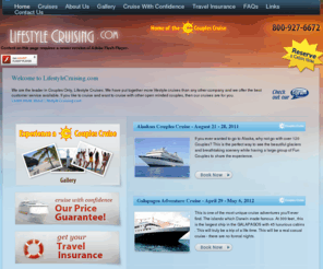 cruises4couples.com: Lifestyle Cruising
Lifestyle Cruising - Home of the Couples Cruise - Full Ship Charters