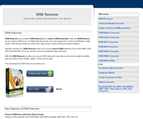 drm-remover.com: DRM Remover - drm removal, remove drm
DRM Remover is an excellent DRM Removal tool to remove DRM protection. With DRM Remover, we can return our user right by removing DRM protection of the protected movies and music from iTunes and Windows media center.
