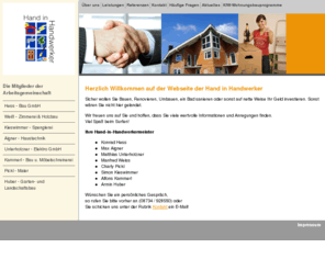 handinhandwerker.com: Hand in Handwerker Arbeitsgemeinschaft - Ihr Partner für schlüsselfertiges Bauen
Hand in Handwerker Arbeitsgemeinschaft - Ihr Partner für schlüsselfertiges Bauen