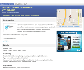 heartlandbehavorialhealth.biz: Heartland Behavioral Health SC | Peoria, IL 61604 | DexKnows.com™
Heartland Behavioral Health SC in Peoria, IL 61604. Find business information, reviews, maps, coupons, driving directions and more.