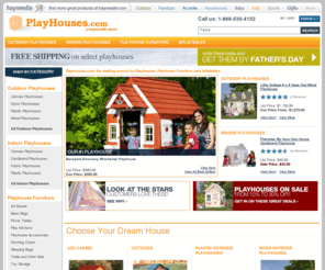 playhouseetc.com: Playhouses : Shop Childrens Playhouse at Playhouses
Shop our huge selection of childrens playhouses and save! Buy online and get fast shipping on indoor & outdoor playhouse furniture at Playhouses.com.