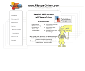 fliesen-grimm.com: Fliesen - Grimm Meisterbetrieb für Platten-, Fliesen-, & Mosaiklegen
Fliesen - Grimm Meisterbetrieb für Platten-, Fliesen-, & Mosaiklegen