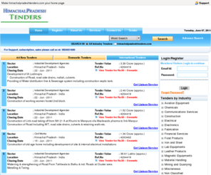 himachalpradeshtenders.com: Himachal Pradesh Tenders,hp Tenders,tender Himachal Pradesh
Himachal Pradesh Tenders,hp Tenders,tender Himachal Pradesh,govt Himachal Pradesh Tenders