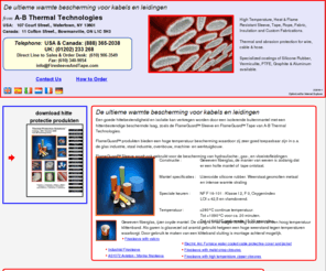 hittebestendige-produkten.com: Hittebestendige Produkten AB Thermal Technologies
Hittebestendige Produkten warmte bescherming voor kabels en leidingen