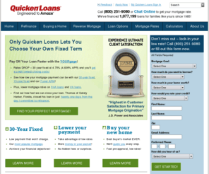 mortgagequicken.com: Mortgage Refinance, Refinance Mortgage Rates, Home Loans - Quicken Loans
Mortgage refinance and home refinance from Quicken Loans. Low refinance mortgage rates on FHA loans, VA loans, fixed-rate loans, and ARM loans.