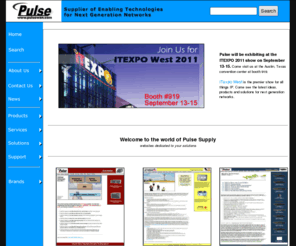 pulsewan.com: Pulse Web Site Home Page for Data Communications, Wide Area Networking, VoIP products and services that cut costs for businesses, organizations, carriers and telcos
The Pulse corporate home page, entry point to information about Pulse products and services for Data Communications, Wide Area Networking and VoIP.