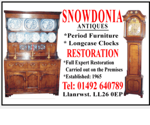 snowdoniaantiques.com: Snowdonia Antiques restoration in Longcase Clocks
antique restorers and antique repairers llanrwst North Wales, UK