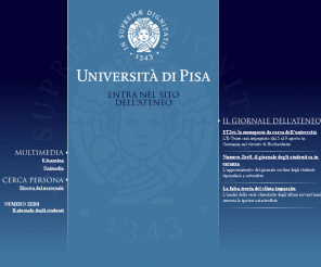 unipi.it: Università di Pisa
Il portale dell'Università di Pisa.