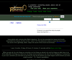 hauntsdb.com: Haunts Database
Haunts Database