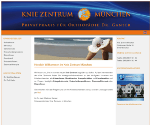 knie-zentrum-muenchen.de: Kniearthrose - Knie Zentrum München
Informationen zur Kniearthrose und wichtigen orthopädischen Problemen des Knies wie Meniskusriss, Gelenkersatz, Kniescheibenprobleme, Bioprtohese, Kreuzband, Knorpelschaden und Stammzelltherapie.