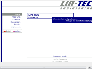 lin-tec.biz: LIN-TEC Entsorgungsplanung
Gebude Abfall Logistik Planung Engineering