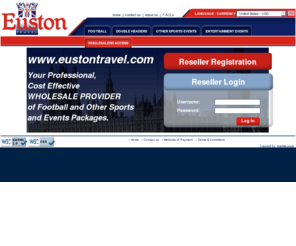 eustontravel.com: Euston Travel | Footbal Tickets | Premiership Tickets | Champions League Tickets | Sports Tickets | Events Pacckages
Football trips! Book online