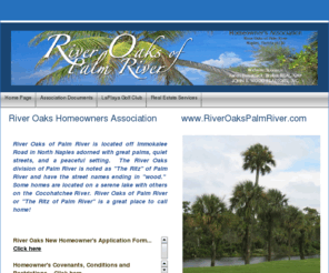 riveroakspalmriver.com: Home Page
Home Page