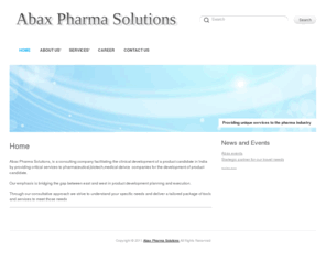 abaxps.com: Abax Pharma Solutions || 
Providing unique services to the pharma industry 