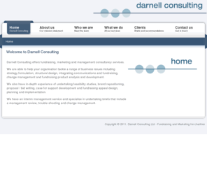 darnellconsulting.com: Welcome to Darnell Consulting
Darnell Consulting is a marketing consultancy for charities.