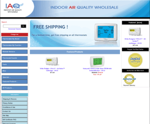 iaqwholesale.com: IAQ Wholesale, Honeywell and White-Rodgers Thermostats
IAQ Wholesale :  - Tools Thermostat Guards Thermostats By Brand Thermostats By Function Misc Remote Sensors ecommerce, open source, shop, online shopping