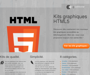 kitgraphisme.com: Kits graphiques HTML5 à télécharger sur Kitgraphisme
Kits graphiques HTML5 a telecharger sur Kitgraphisme.com