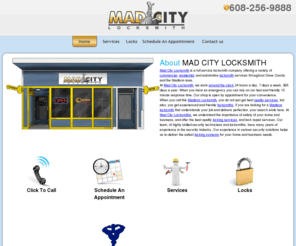 madcitylocksmith.com: Madison Locksmith Services - Madison Wisconsin Locksmith
Madison Locksmith Services - Madison Wisconsin Locksmith CALL 608-256-9888