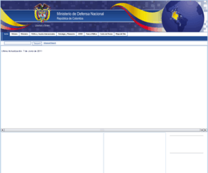 mindefensa.gov.co: Ministerio de Defensa - Portal Sectorial
Portal del Ministerio de Defensa de Colombia