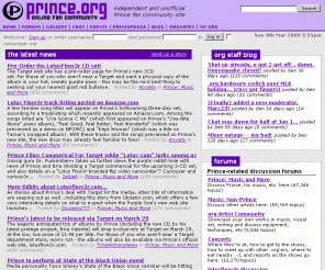 prince.org: prince.org: where fans of Prince music meet and stay up-to-date
The ultimate resource for fans of Prince music.