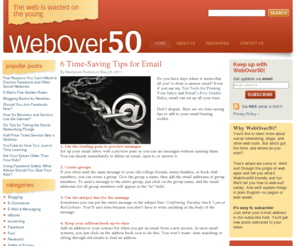webover50.net: WebOver50 | The web is wasted on the young
