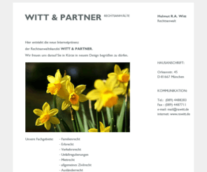 witt-enterprises.com: Rechtsanwälte Witt&Partner
Homepage von Helmut RA Witt