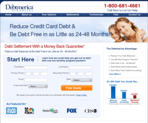 debtmericafinancial.com: Debtmerica Financial - Let us help you eliminate the burden of debt.
Debtmerica Financial - Let us help you eliminate the burden of debt.