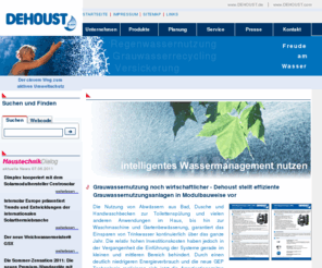 gep-online.info: DEHOUST GmbH - Bereich GEP Regenwasser und Grauwasser
Wir sind Ihr Partner fÃ¼r alle Fragen rund um das Wassermanagement und die optimale Lagerung von FlÃ¼ssigkeiten verschiedenster Art.