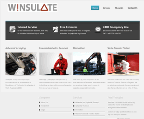 winsulate.com: Winsulate UK Limited: Asbestos Removal, Asbestos Surveys, Demoliton, Waste Disposal and more...
