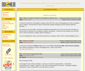 graoulug.org: GRAOULUG - Groupe d'utilisateurs de GNU/Linux et de logiciels libres à Metz et ses environs.
GRAOULUG - Groupe d'utilisateurs de GNU/Linux et de logiciels libres à Metz et ses environs.