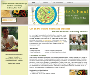 lifeisfood4u.com: Weight Loss, Nutrition Counseling | Bronx, NY
weight loss, nutrition counseling, bronx, new york, ny