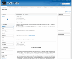 agapeturk.com: Agape Kilisesi - Anasayfa
Joomla - degisken portal motoru ve içerik yönetim sistemi, Joomla - degisken portal motoru ve içerik yönetim sistemi