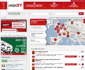 moxity.net: Moxity - Trouver un événement & créer votre billetterie
Moxity vous permet d'organiser et rechercher événements, concerts, spectacles, conférences... Créez votre billetterie en ligne dématérialisée. Publiez votre affiche sur notre portail. Consultez le programme, achetez vos billets et imprimez-les chez vous.