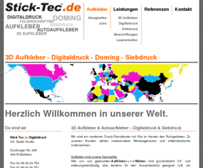 digitaldruck-aufkleber.net: 3D Aufkleber | Autoaufkleber | 3D Sticker | Digitaldruck | Siebdruck | Doming Aufkleber
Wir drucken Ihre Aufkleber im Digitaldruck schnell und preiswert. Die Angebotsstellung erfolgt innerhalb weniger Stunden. 3D Aufkleber - Digitaldruck - UV Direktdruck - Siebdruck