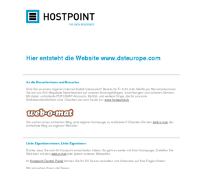 dsteurope.com: Hostpoint - The Data Residence
