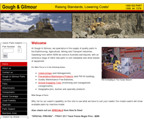 goughgilmour.com.au: Gough & Gilmour - Welcome
Welcome to Gough & Gilmour where we have a HUGE range of parts to suit Caterpillar Equipment.