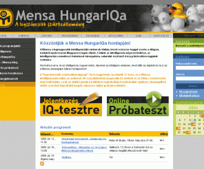 mensa.hu: Köszöntjük a Mensa HungarIQa honlapján! | Mensa HungarIQa

