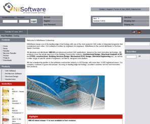 nilsoftware.biz: NilSoftware - Onlineshop: CAD, IntelliCAD, HVAC,Architectural Design, Elektro Installation design  - NilSoftware - CAD Software LÃ¶sungen
Building Construction Industry (Architectural Design, Structural Analysis of RC and STEEL constructions, Building Services Design, Mechanical HVAC design, Electrical Engineering etc), as well as a wider range of specific needs of engineers, architects, designers and drafters 