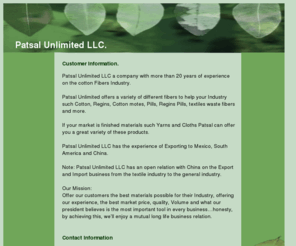 patsalunlimited.com: Patsal Unlimited LLC.
