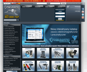 pneumatig.eu: Pneumatyka - Sprężarki, Elektrozawory, Narzędzia Pneumatyczne
Sklep PNEUMATYKA - wszystko czego potrzebujesz: narzędzia pneumatyczne, sprężarki, elektrozawory, siłowniki pneumatyczne, osuszacze, filtry. Szybka wysyłka i konkurencyjne ceny.