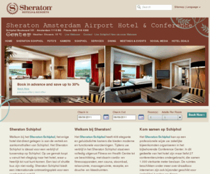 sheratonschiphol.nl: Sheraton Schiphol | Klik hier om sheratonschiphol.nl te bezoeken
Welkom bij het Sheraton Schiphol, het enige hotel dat direct gelegen is aan de vertrek en aankomsthallen van Schiphol.