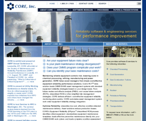 streamlinedrcm.com: CMMS preventive maintenance software for streamlined RCM
CORE Inc. provides total productive maintenance software and equipment reliability services