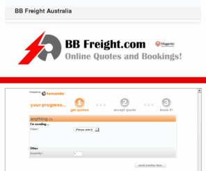 bbfreight.com: BB Freight - Freight Quotes - Interstate Delivery
Instant discounted courier quotes from a range of courier companies free tool 