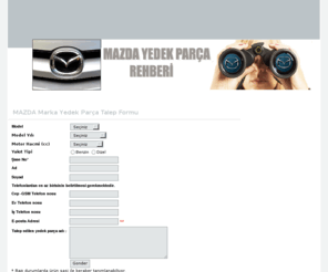 mazdayedekparca.info: MAZDA YEDEKPARCA.INFO
Mazda Yedek parça online alışveriş Mağazası