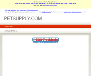 petsupply.com: Home Page
Home Page
