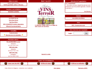 vins-de-terroir.com: Salon des vins de terroir et produits régionaux
Salon des Vins de Terroir et des produits rgionaux de France