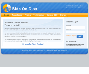 bidsondisc.com: Bids On Disc
Information architecture, Web Design, Web Standards.