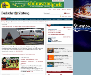 bz-online.de: Start - badische-zeitung.de
badische-zeitung.de - die Informationsplattform für Freiburg und Südbaden mit Nachrichten, Videos, Fotos, Veranstaltungen und Anzeigenmärkten.