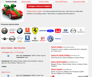 compra-carros-usados.com: Compra Carros Usados
Carros usados para pesquisa e tudo o que precisa para comprar automóveis usados, semi-novos, em segunda mão.